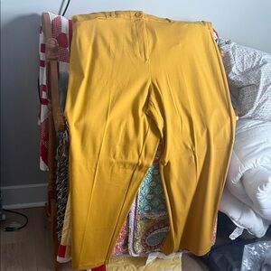 Women's Mustard Straight Leg Pants